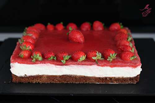 Cheese cake aux fraises et Speculoos®