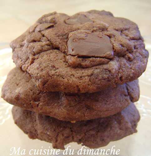 Cookies tout chocolat