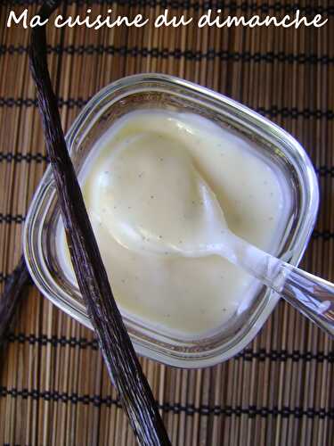 Crème dessert à la Vanille