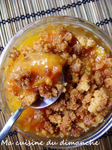 Crumble aux prunes