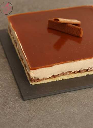 Entremets caramel au beurre salé