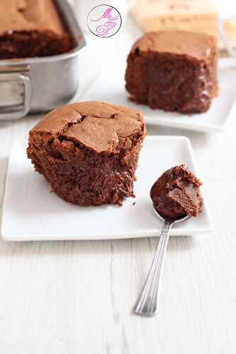 Fondant au chocolat « allégé »