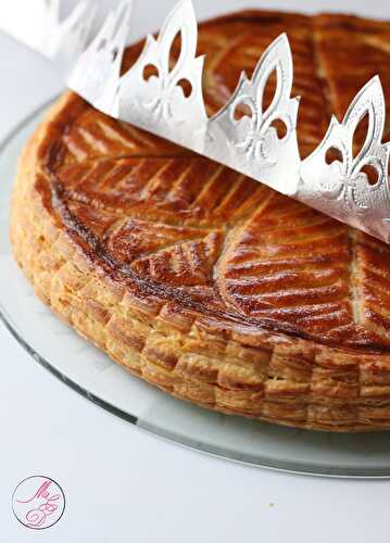 Galette des rois à la crème d’amande et au chocolat