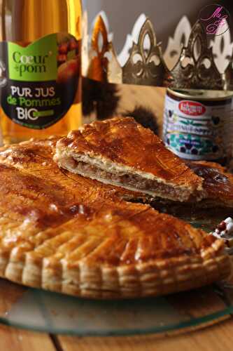 Galette des rois à la crème frangipane aux marrons