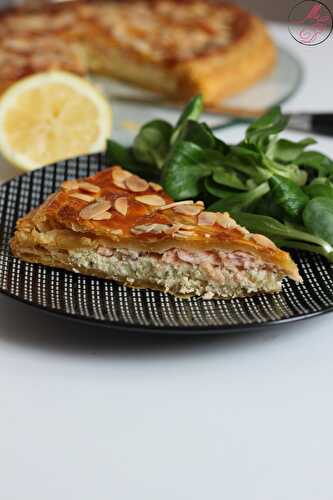 Galette des rois à la truite et à l’amande