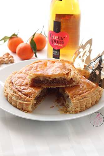 Galette des rois crème de noisettes & clémentines