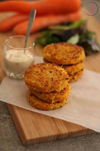 Galettes de quinoa (carottes & oignons)