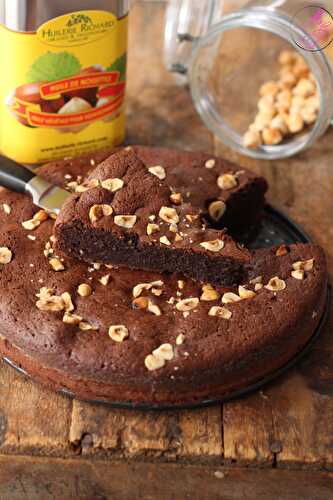 Gâteau fondant aux noisettes et au chocolat (Torta alle nocciole e cioccolato)