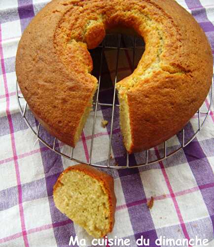 Gâteau moelleux au mascarpone, vanille & fève tonka