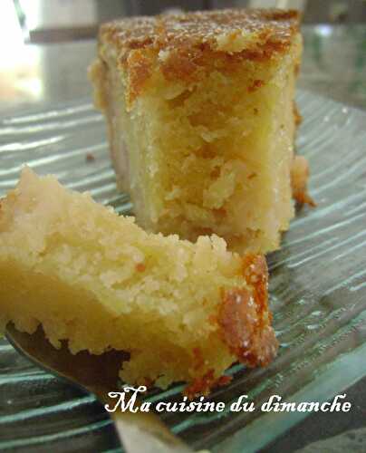 Gâteau moelleux aux pommes