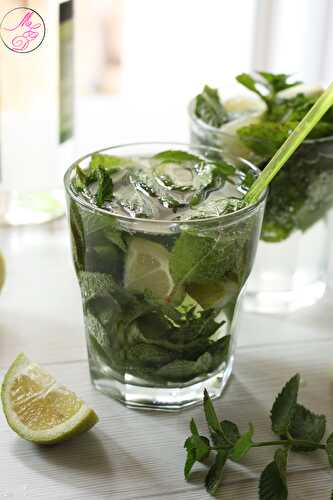 Le mojito (cocktail à base de menthe et de citron vert)