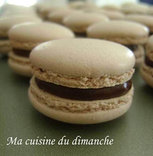 Macarons au chocolat