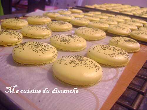 Macarons au citron