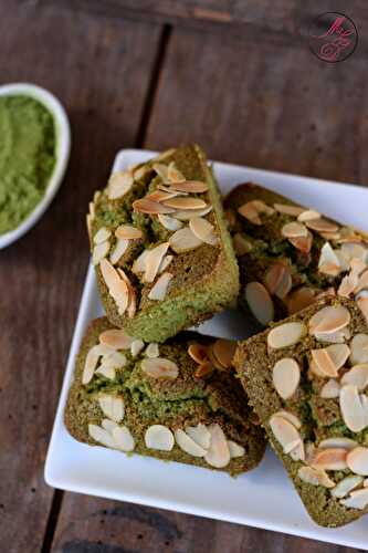 Mini financiers au thé matcha & amandes effilées