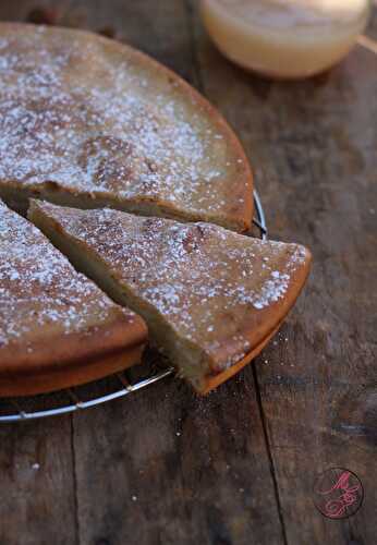 Moelleux à la compote de pomme & noisette