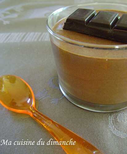 Mousse au chocolat à l’extrait d’orange