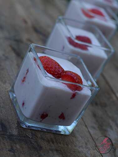 Mousse de fraises à la ricotta