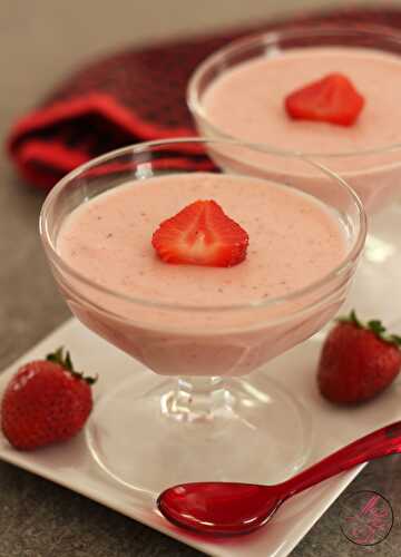 Mousse de fraises