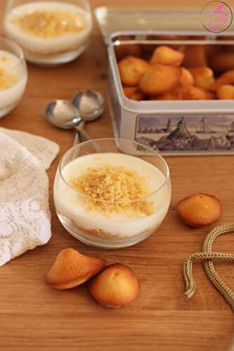 Nuage de fromage blanc aux madeleines