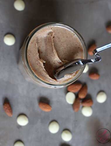 Pâte à tartiner aux amandes & chocolat blanc