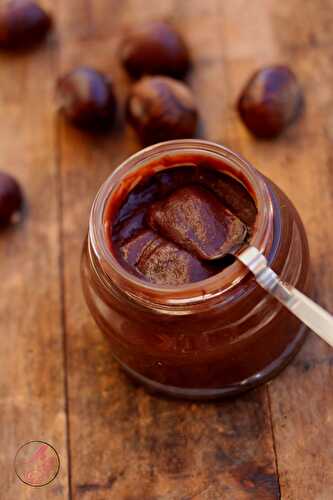 Pâte à tartiner chocolat & crème de marrons