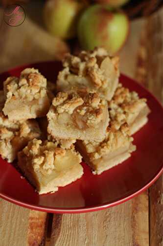 Petits carrés gourmands aux pommes