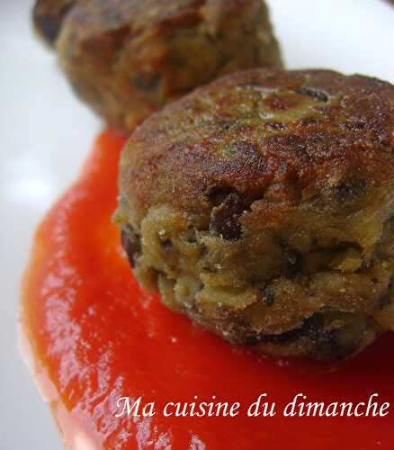 Polpette di melanzane (boulettes d’aubergines à la menthe)