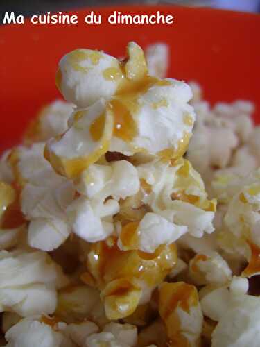 Pop corn caramélisé