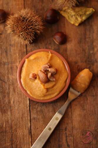 Purée de courge butternut à la châtaigne