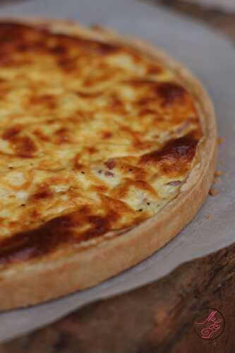 Quiche aux lardons & à l’Emmenthal