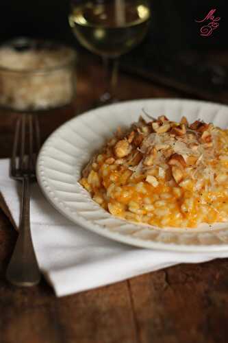 Risotto à la courge & aux noisettes