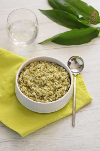 Risotto au pesto d’ail des ours