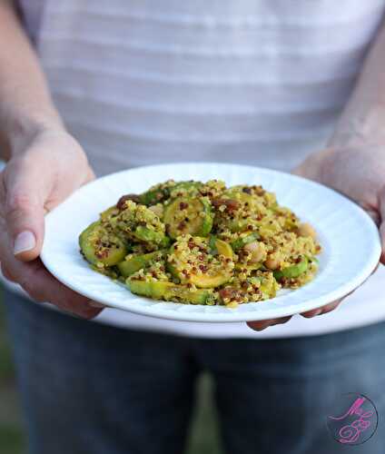 Salade de courgettes et quinoa