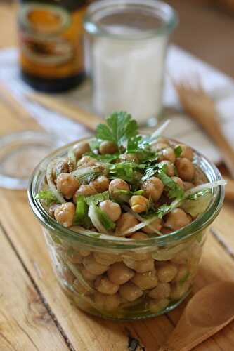 Salade de pois chiche à l’orientale