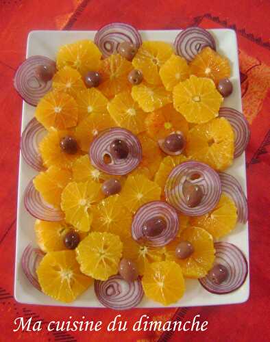 Salade sicilienne aux oranges & olives