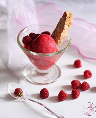 Sorbet à la framboise