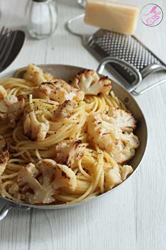 Spaghetti au chou-fleur rôti (spaghetti con cavolfiore)