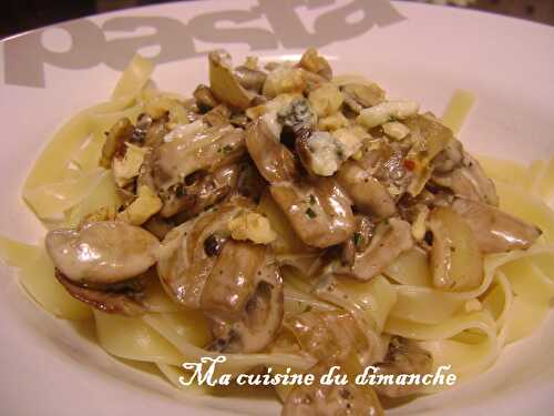 Tagliatelle au Roquefort & noix