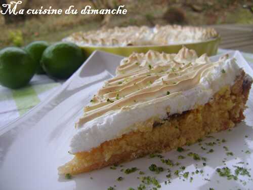 Tarte au citron vert (Key Lime Pie)