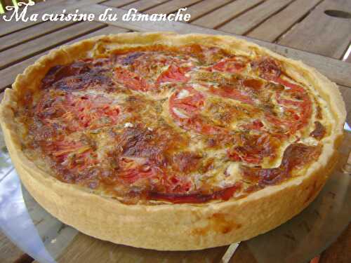 Tarte au thon & tomates