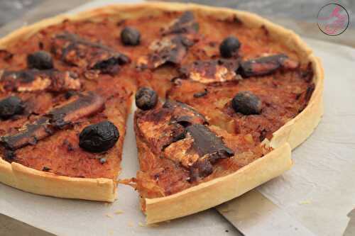 Tarte aux oignons & sardines