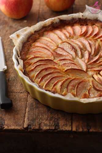 Tarte aux pommes saveur d’amandes