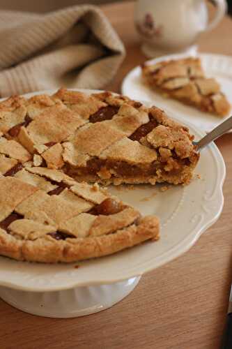 Tarte rustique à la compotée de figues