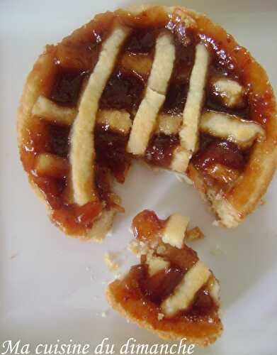 Tartelettes des Alpes à la confiture