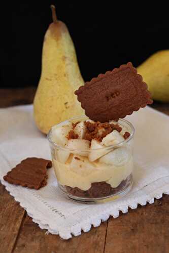 Verrine poire & speculoos