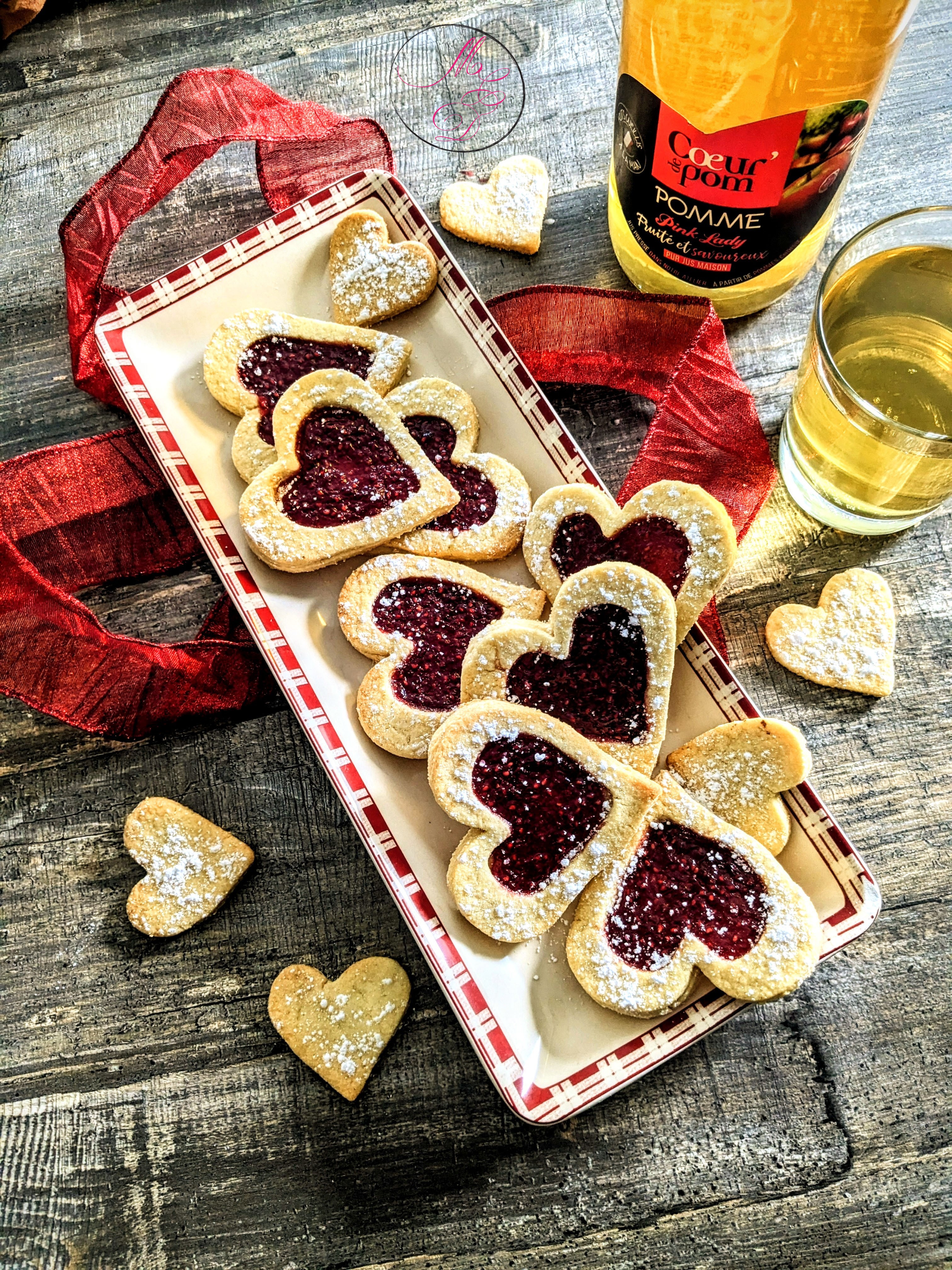 Sablés à la confiture – Spécial St Valentin