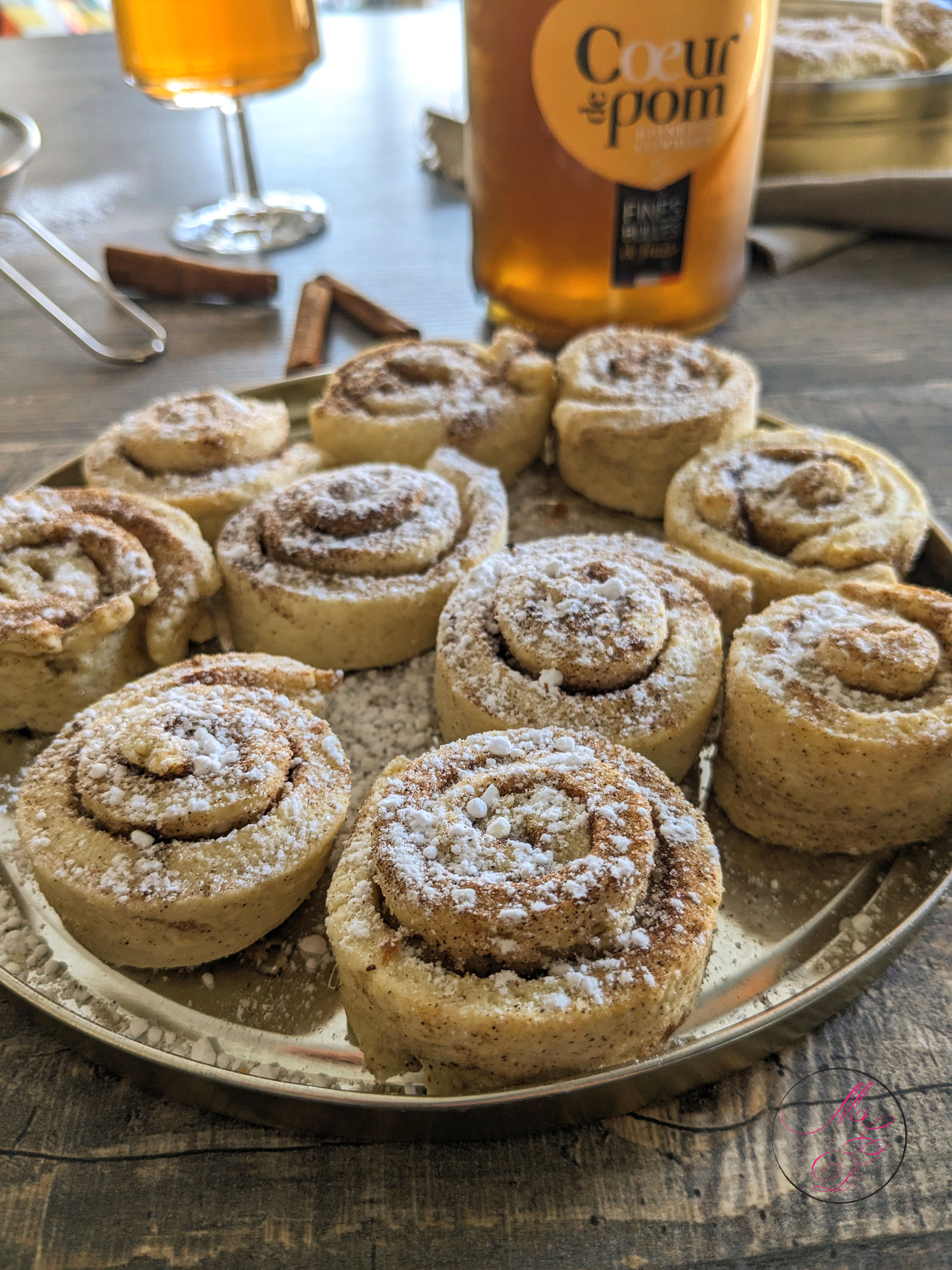 Biscuits roulés à la cannelle
