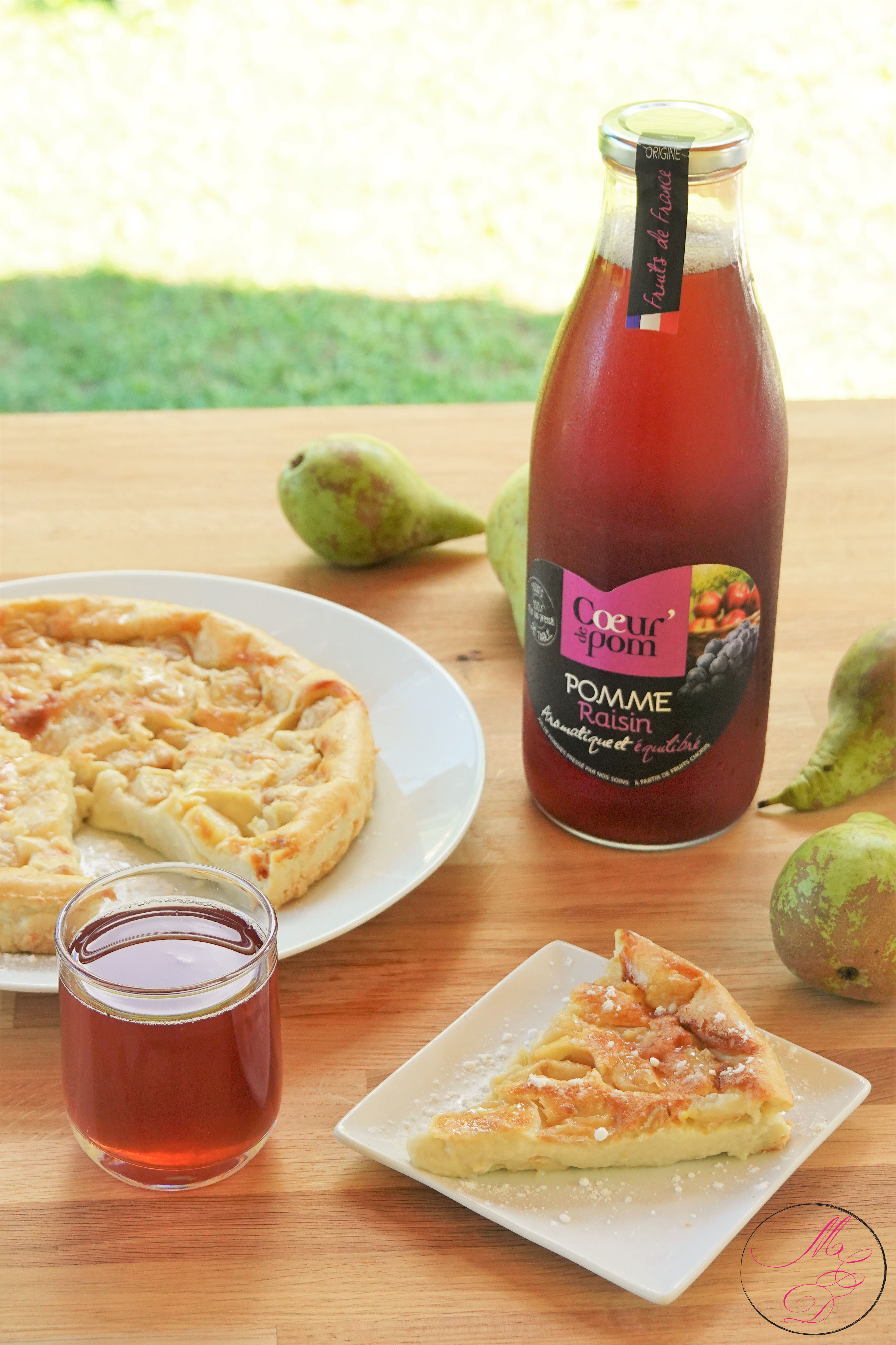 Flan aux poires & au lait d’amande