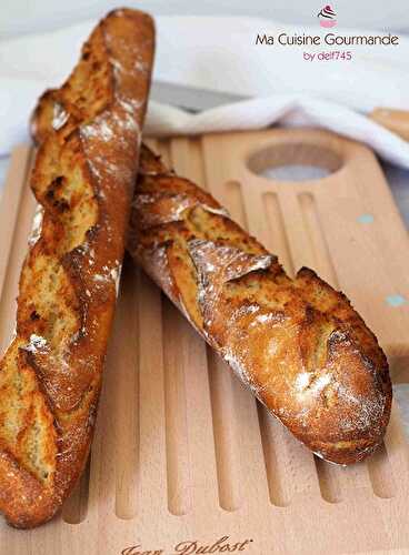 Baguettes Sans Pétrissage au Kamut