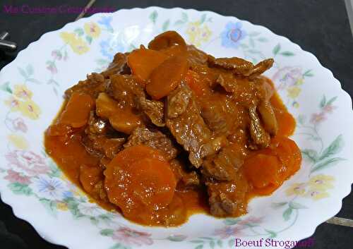 Boeuf Stroganoff façon Bibi